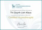 Rapid Transformational Therapy (RTT) Zertifikat als zertifizierte Hypnosetherapeutin